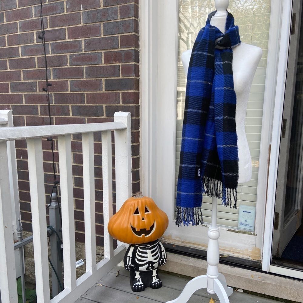 The Rail plaid tassel winter scarf